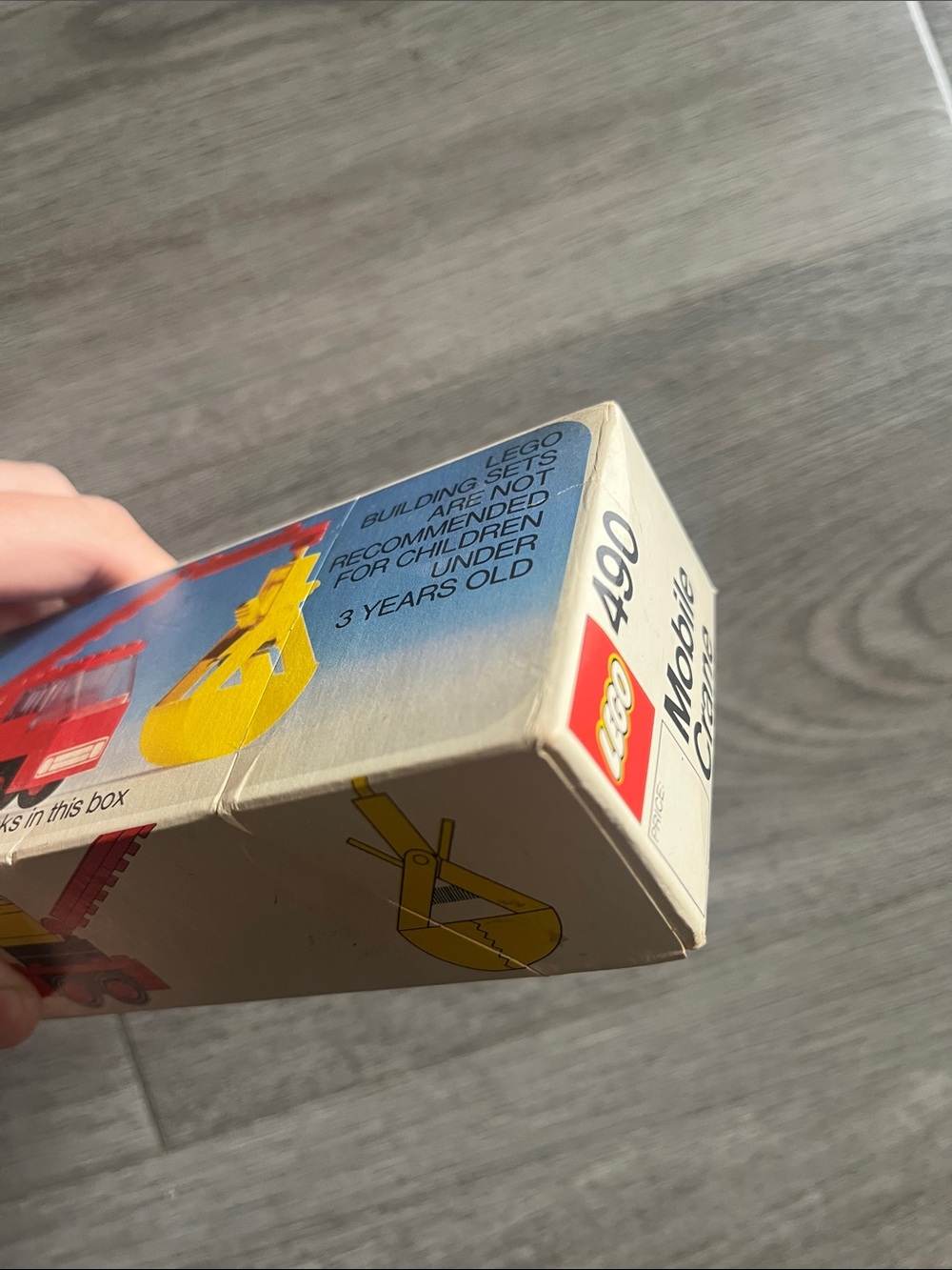 Vintage 1975 Lego Red and Yellow Crane Truck Building Set - Picture 4 of 5